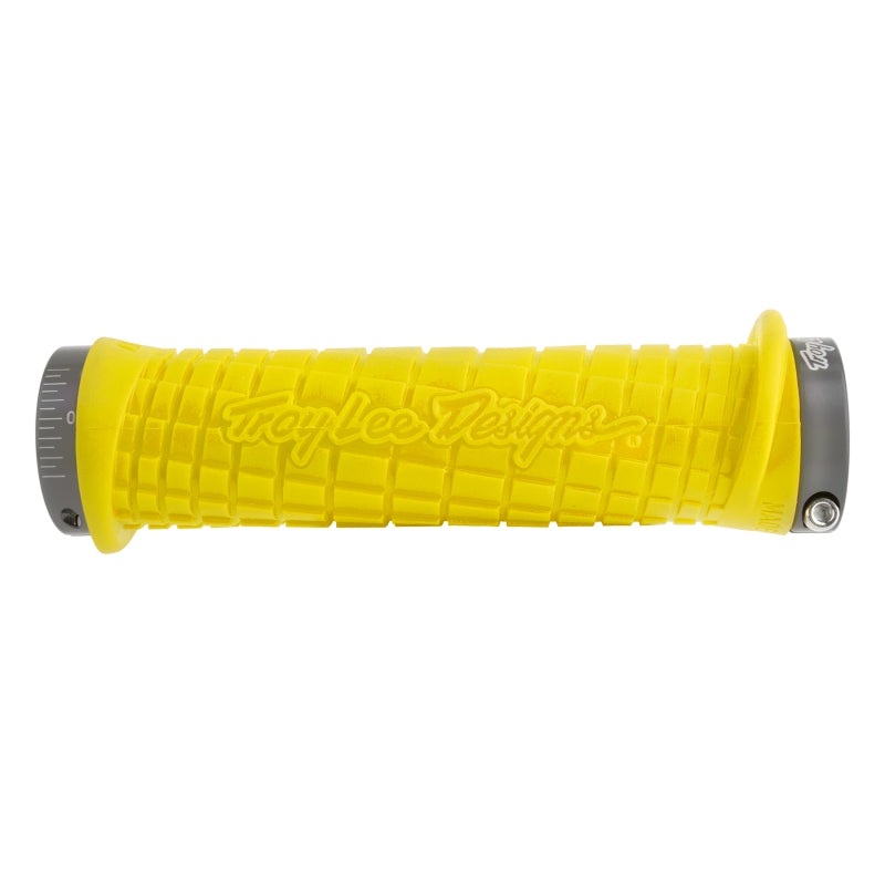 ODI Troy Lee Grips – Yellow/Gray Lock-On