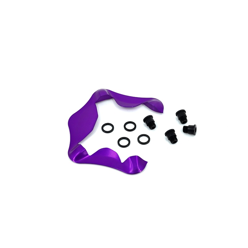 ALUGEAR Chainring Cover for Shimano R8000 Ultegra 11-speed Cranks – Purple