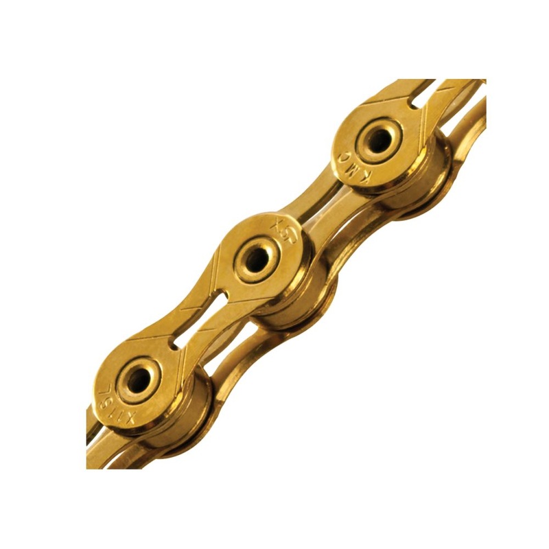 KMC X11SL Super Light Chain – 11-Speed 116 Links Gold