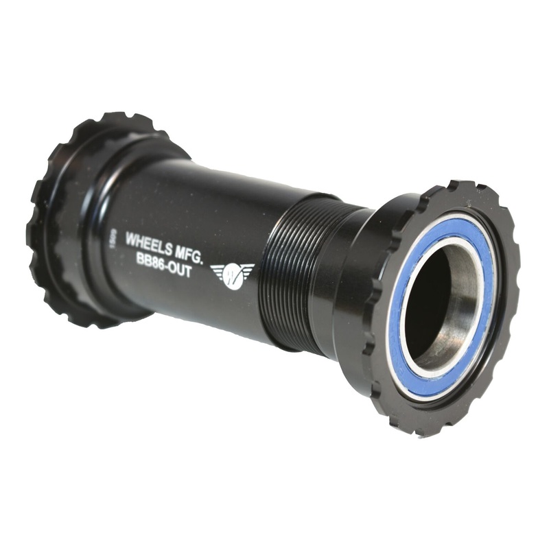 Wheels Manufacturing BB86/92 Shimano Bottom Bracket ABEC-3 Bearings BLK Cups – Threaded
