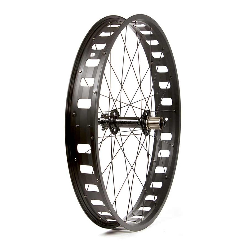 Wheel Shop Evo JP73 Black/ Novatec D202SB Wheel Rear 26” / 559 Holes: 32 12mm TA 197mm Disc IS 6-bolt Shimano HG