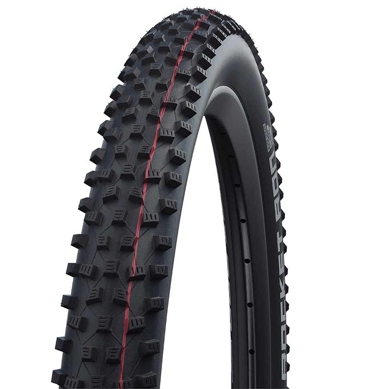 Schwalbe Rocket Ron Addix Tire 27.5”x2.25 Folding Tubeless Ready Addix Speedgrip Super Ground TL Easy 67TPI Black