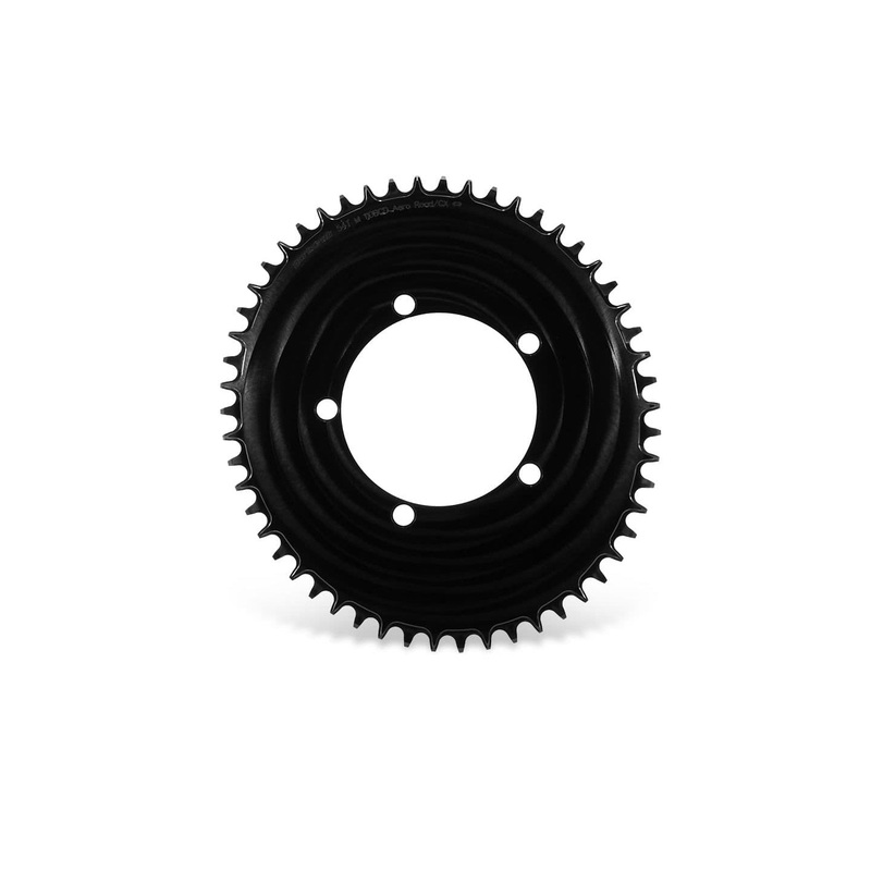 Garbaruk Aero 1x Oval Chainring for 5-Bolt / 110BCD Cranks – Black