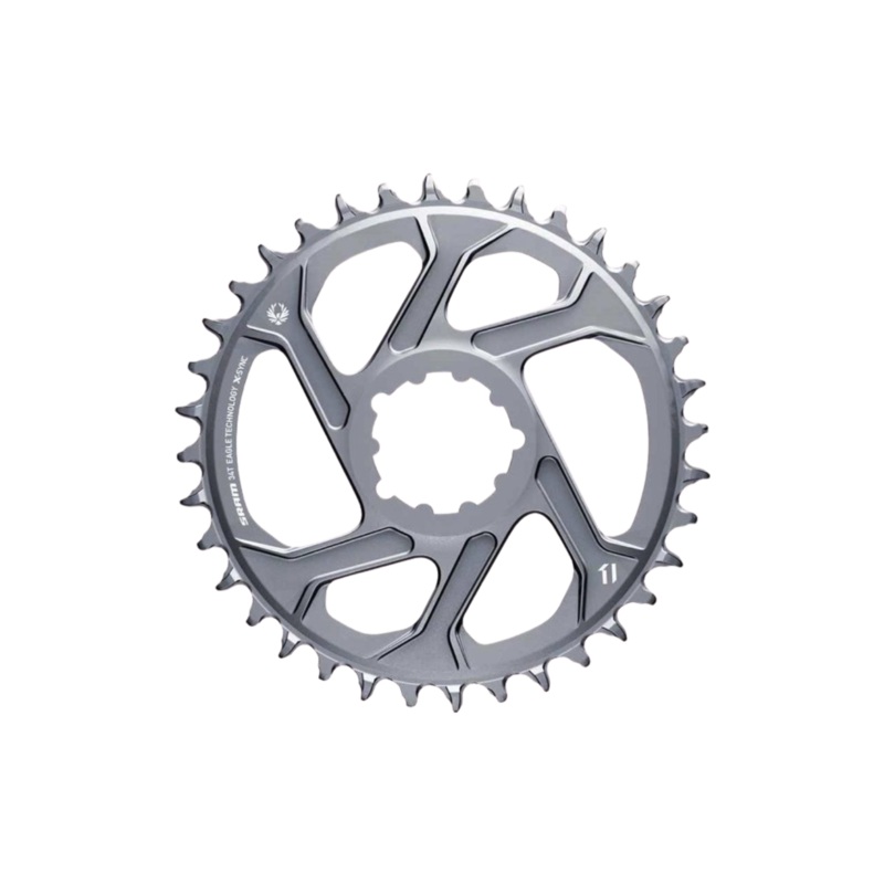 SRAM X-Sync 2 X01 Eagle 1x DM Chainrings – 34 Tooth, Direct Mount, 6mm Offset – Polar Grey