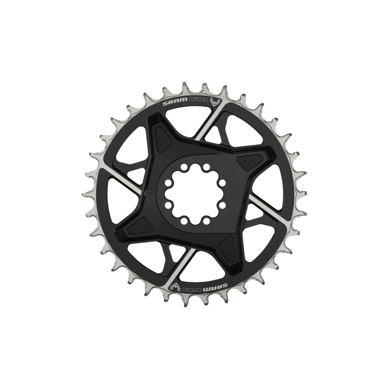 SRAM X0 Eagle T-Type 1x DM Chainrings – 34 Tooth, Direct Mount, 3mm Offset – Black