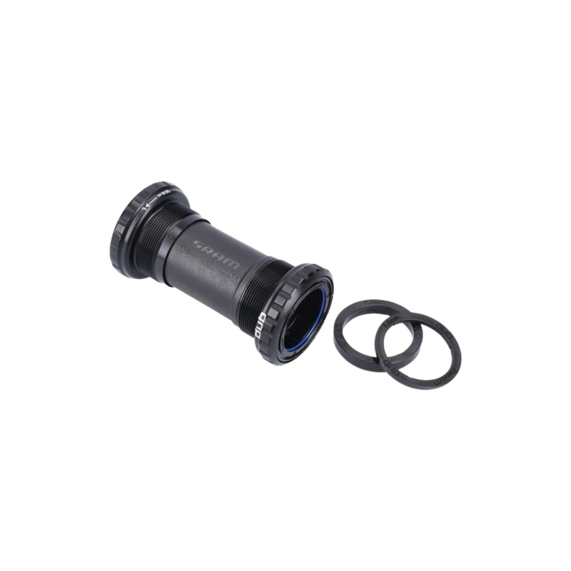 Sram DUB Threaded Bottom Bracket – 68mm English Thread for Road Wide (Black)