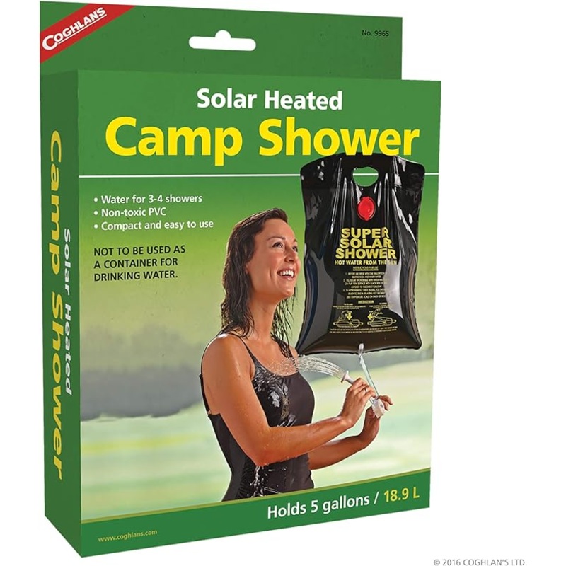 Coghlan’s Solar Heated Camp Shower