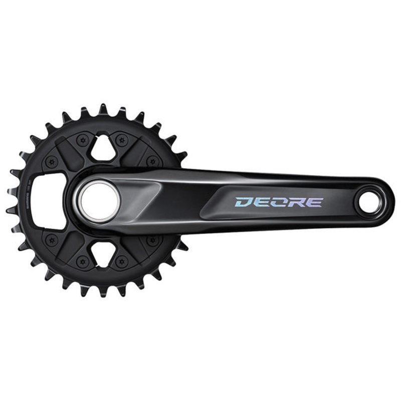 Shimano FRONT CHAINWHEEL FC-M6120-1 DEORE FOR REAR 12 SPEED 2 PCS FC 170MM 30T WO CG WO BB PARTS FOR CHAIN LINE 55MM