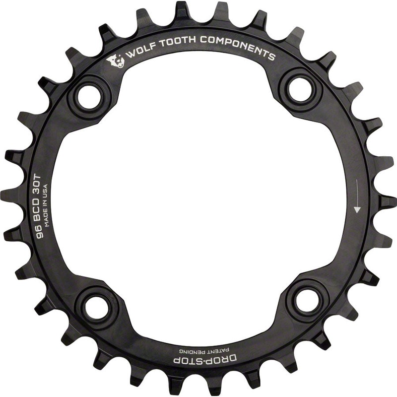 Wolf Tooth 96 Symmetrical BCD Chainring (34t/96 BCD/4-Bolt/Drop-Stop/For Shimano Cranks)