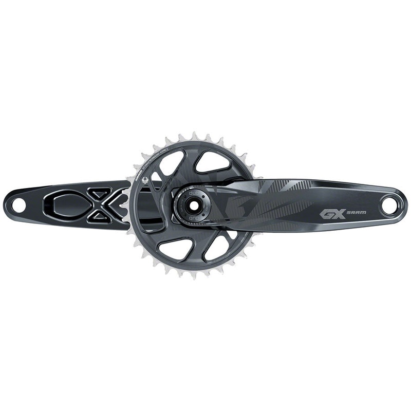 SRAM GX Eagle Crankset – 170mm, 12-Speed, 32t, Direct Mount, DUB Spindle Interface, Lunar, 49mm Chainline