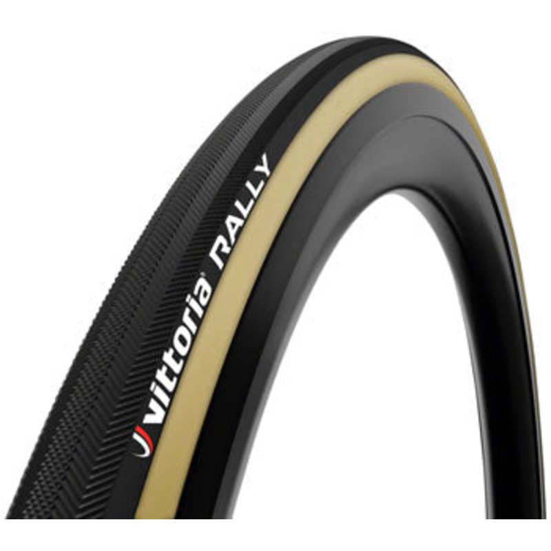 Vittoria Rally Tire – 700 x 25, Tubular, Folding, Black/Tan