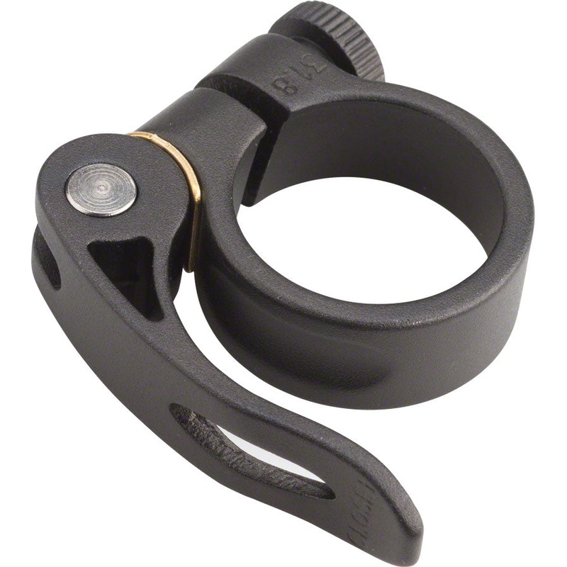 Zoom Alloy Seatpost Clamp – 31.8mm, QR, Black